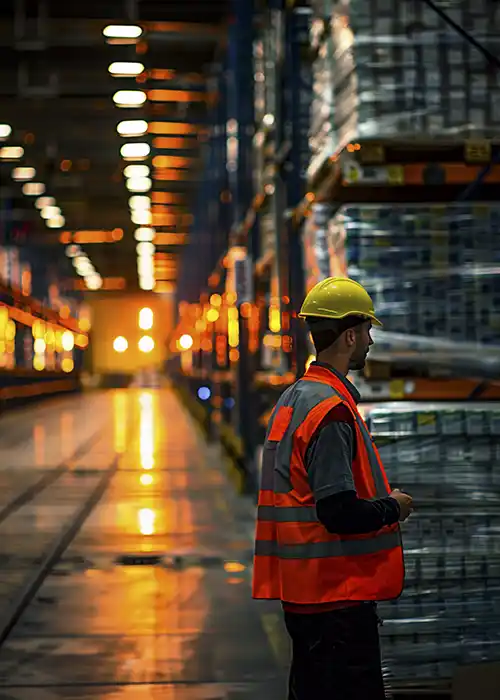 Logistics process management with technology